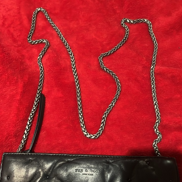 Rag & Bone Mini Compass Bag Black Studs Leather - Picture 6 of 14